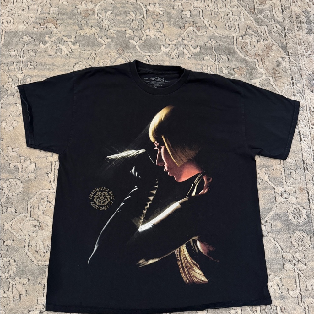 Lady Gaga Chromatica Ball size XL T-Shirt Tour Dates Official Merch RARE